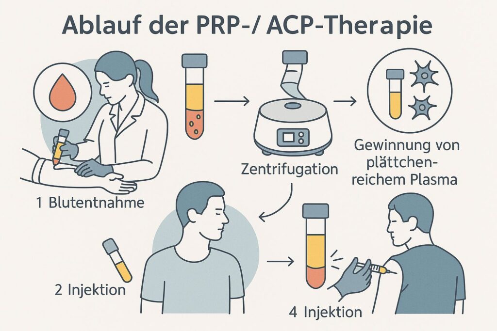 Ablauf PRP Therapie