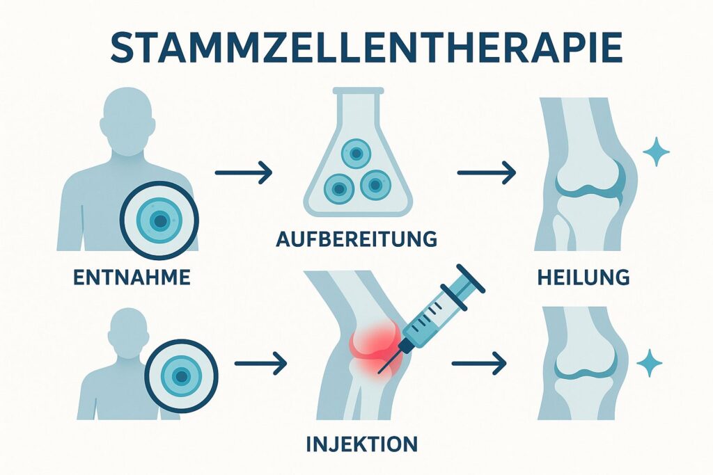 Infografik zur Stammzellentherapie
